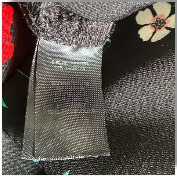 Cynthia Rowley floral flat front straight leg dress pants - Picture 6 of 6